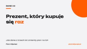 Prezent, który kupuje się raz