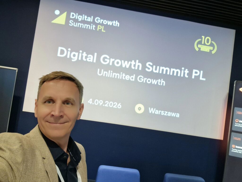 Piotr Kiljański na Digital Growth Summit PL 2026